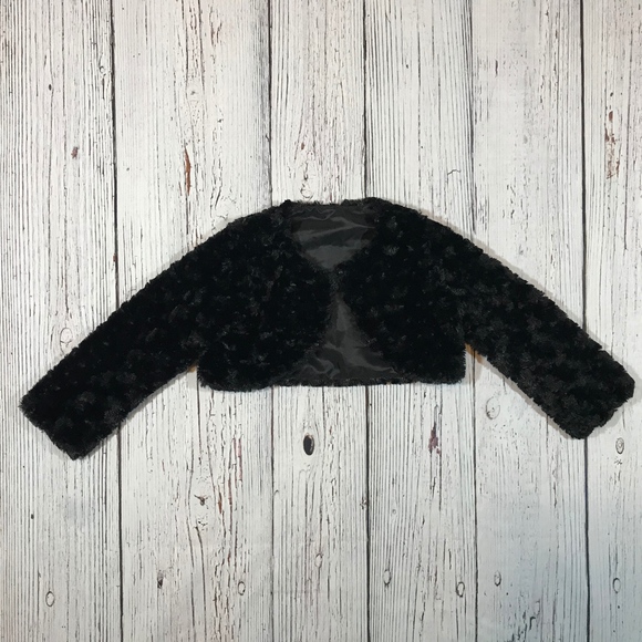 Sweet kids Other - Girl Black Fur Bolero